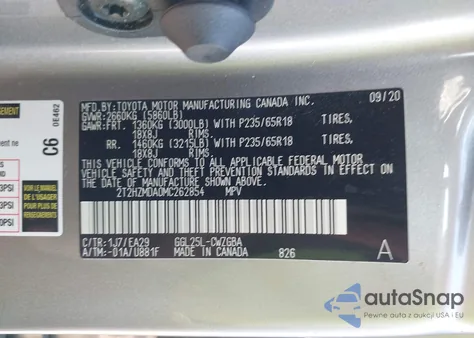 2021 Lexus Rx 350 from USA, damaged, VIN 2T2HZMDA0MC262854